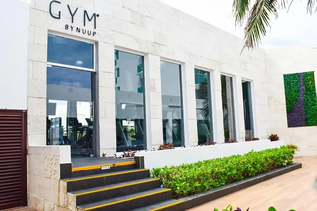 Recien Remodelado Estudio En La Playa, Piscina, Gimnasio, Spa 4D Cancun Apartment