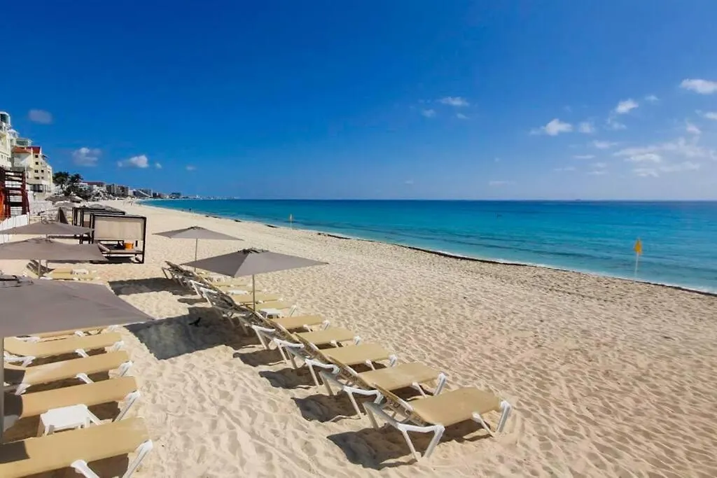 Apartman Recien Remodelado Estudio En La Playa, Piscina, Gimnasio, Spa 4D Cancún